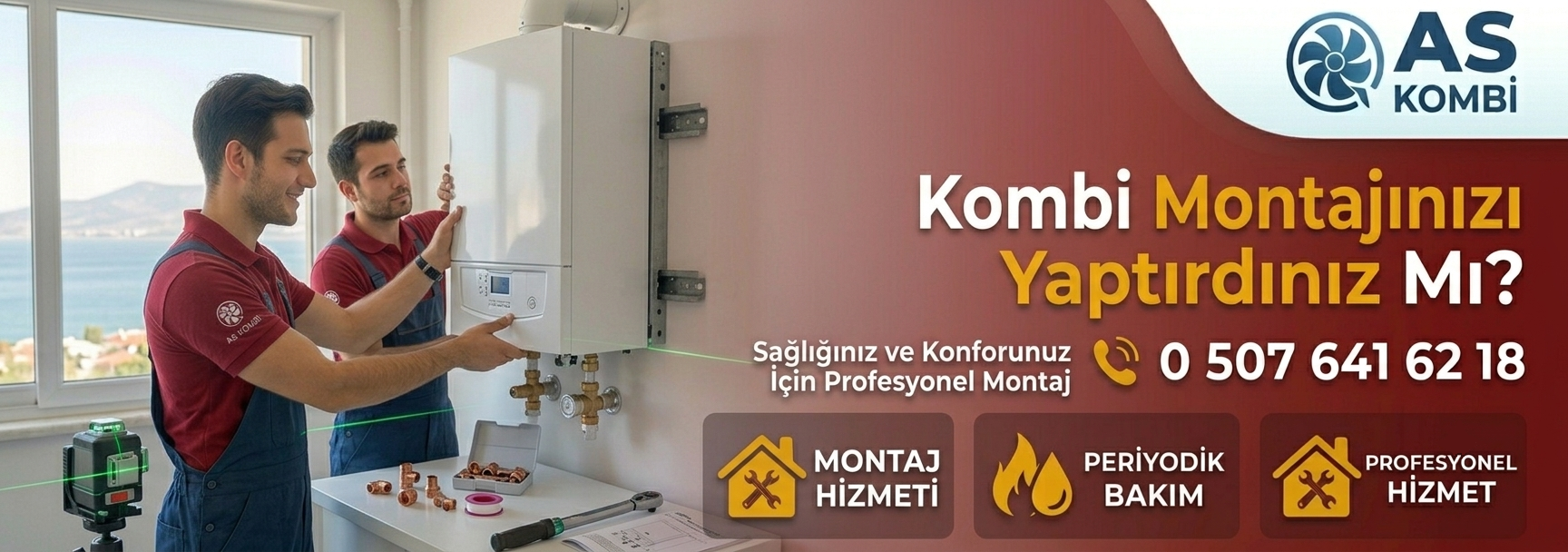 izmir kombi montajı